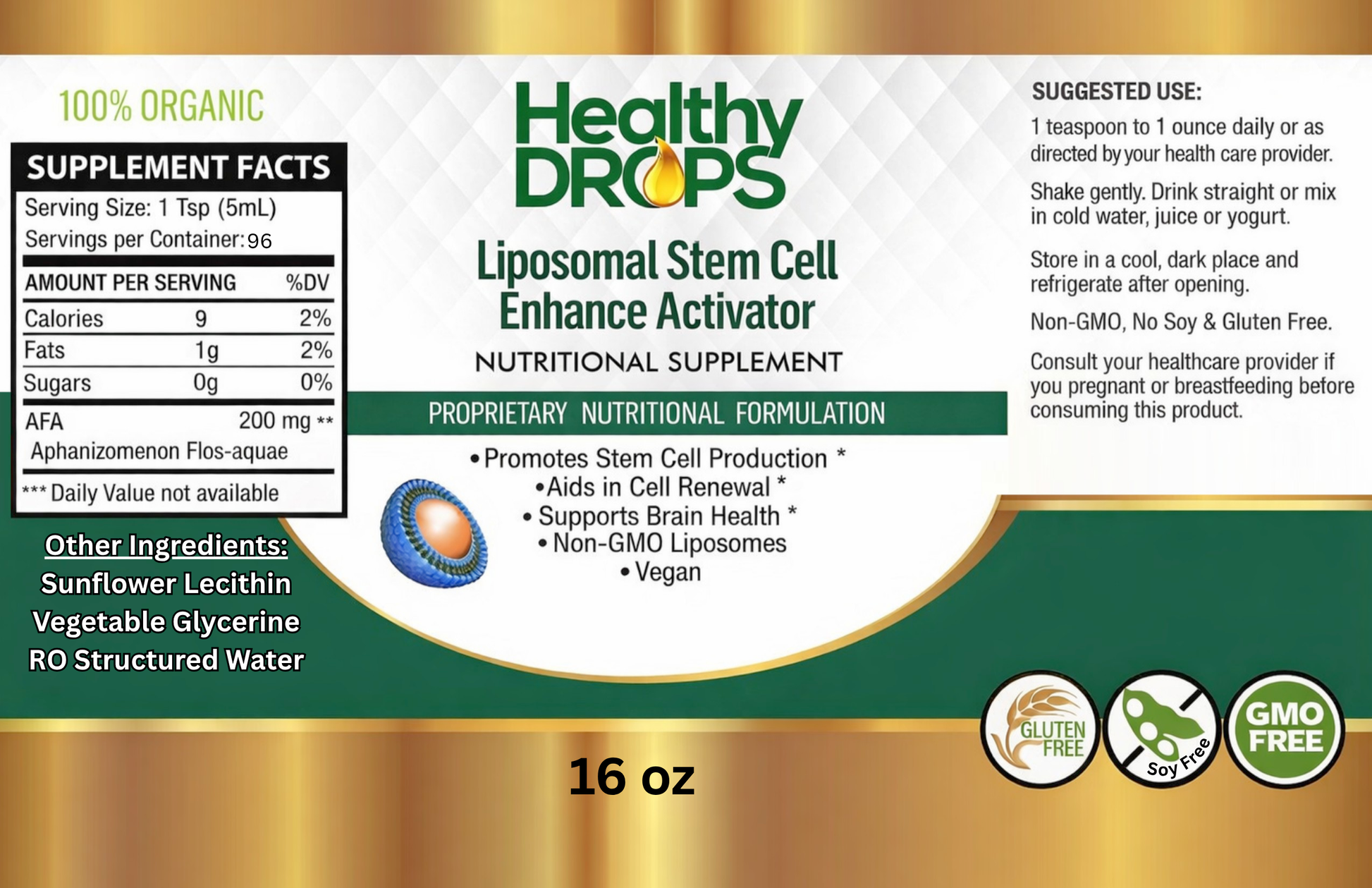 Liposomal Stem Cell Enhance Activator