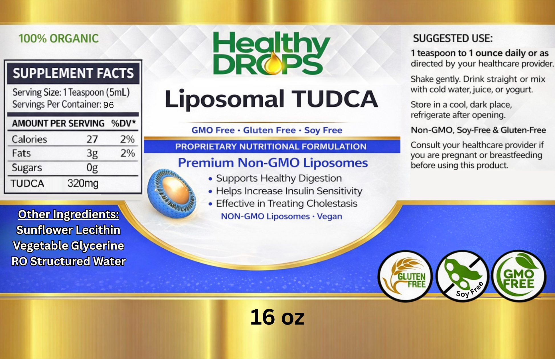 Liposomal TUDCA
