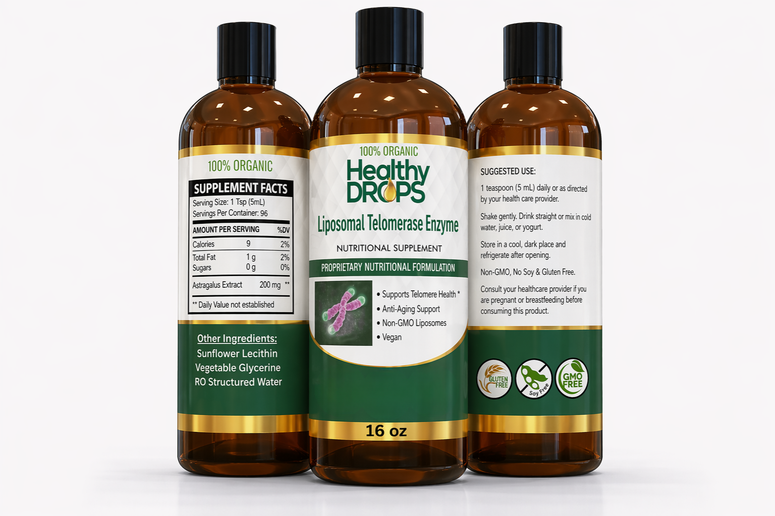 Liposomal Telomerase Enzyme Anti Aging Formula