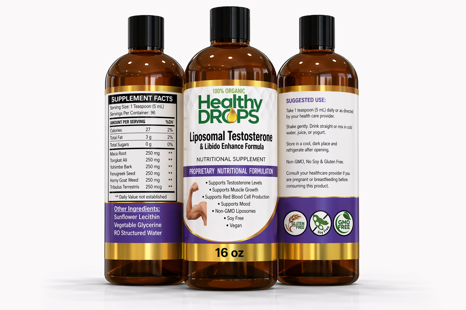 Liposomal Test Booster Herbal Complex