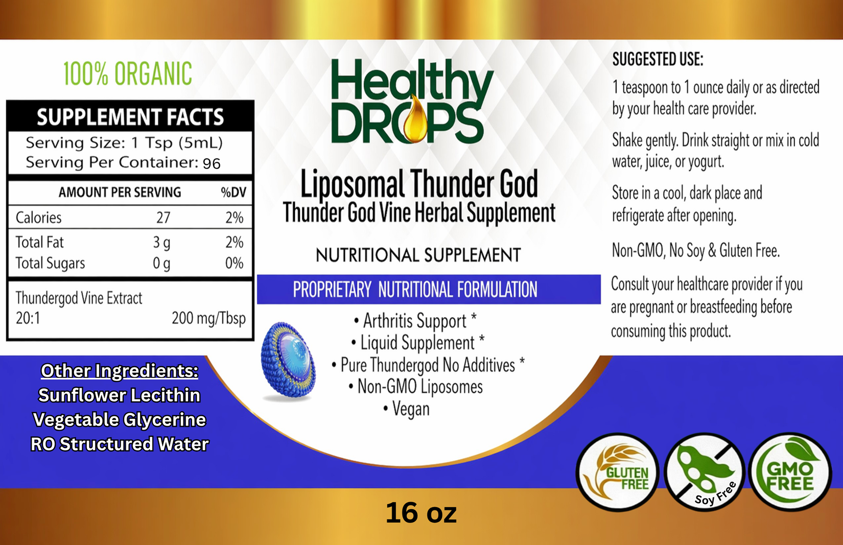 Liposomal Thunder God Vine