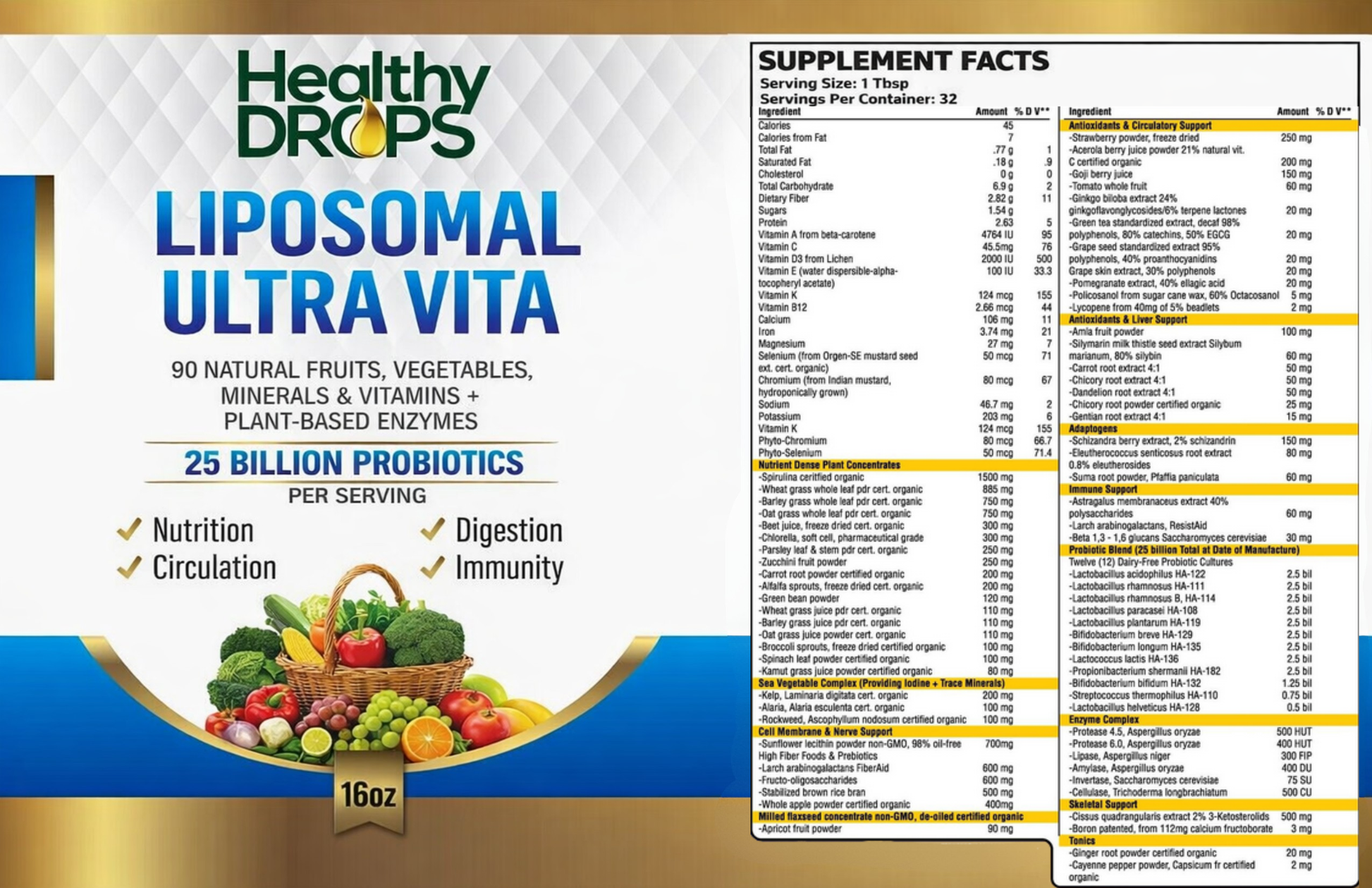 Liposomal Ultra Vita