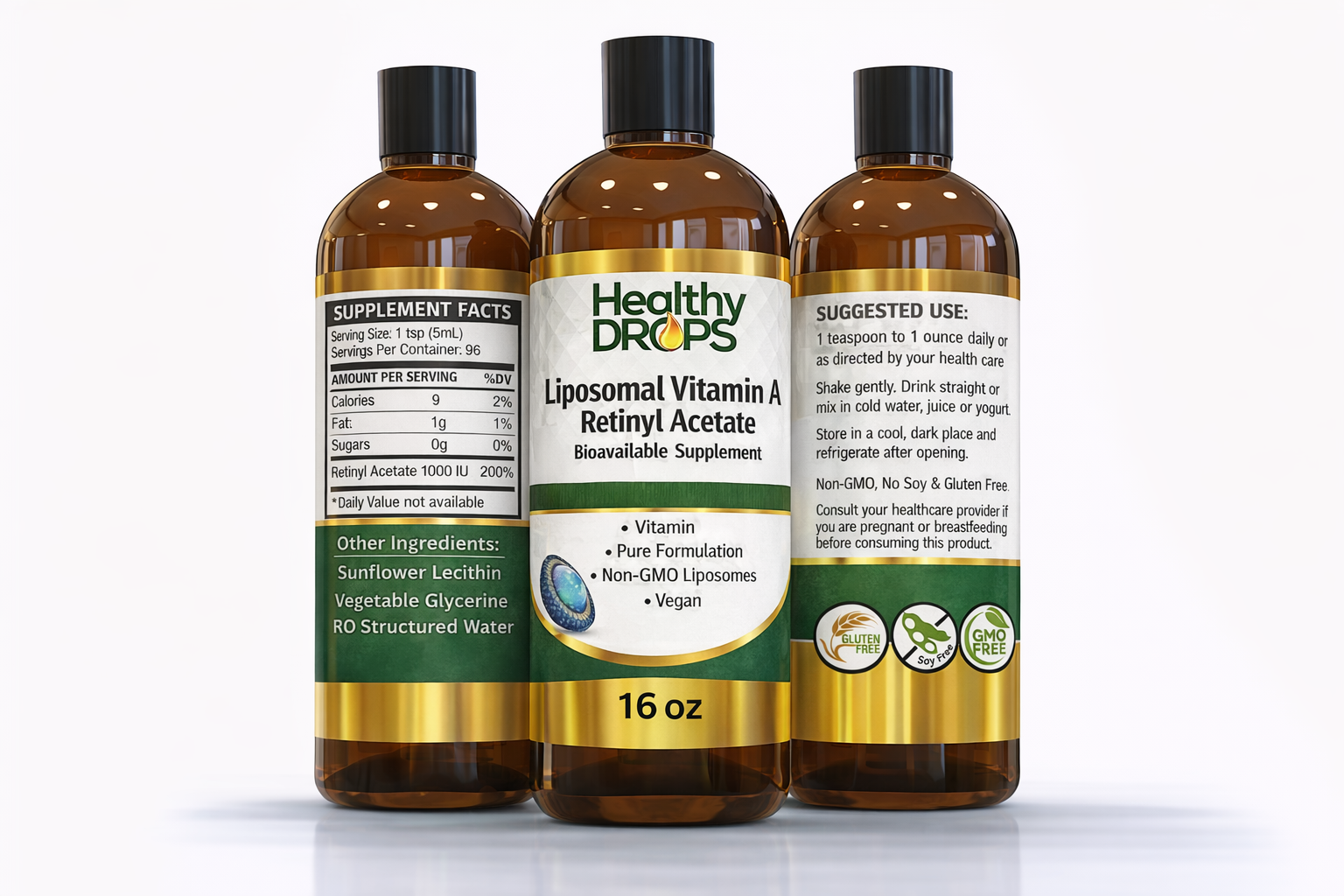 Liposomal Vitamin A Retinal Acetate