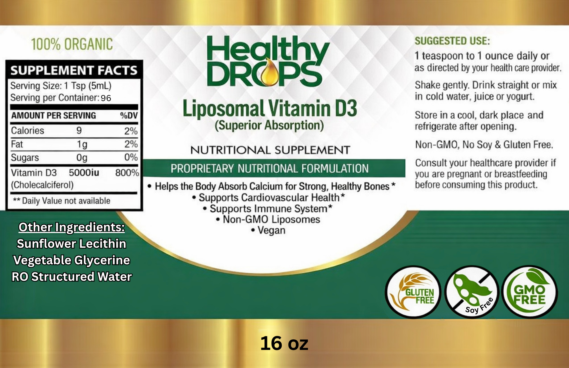 Liposomal Vitamin D3