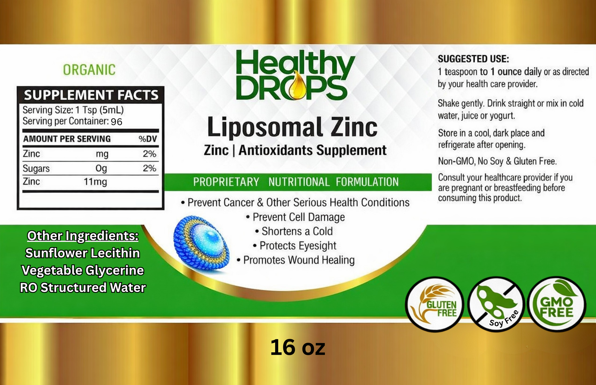 Liposomal Zinc
